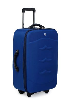 Verage Milan Polyester Cabin Carry On Trolley 59 cm Blue, 2 Wheels-trolley-bag-price-below-2000